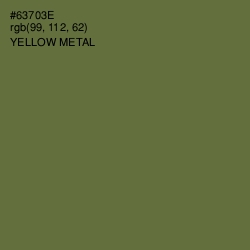 #63703E - Yellow Metal Color Image